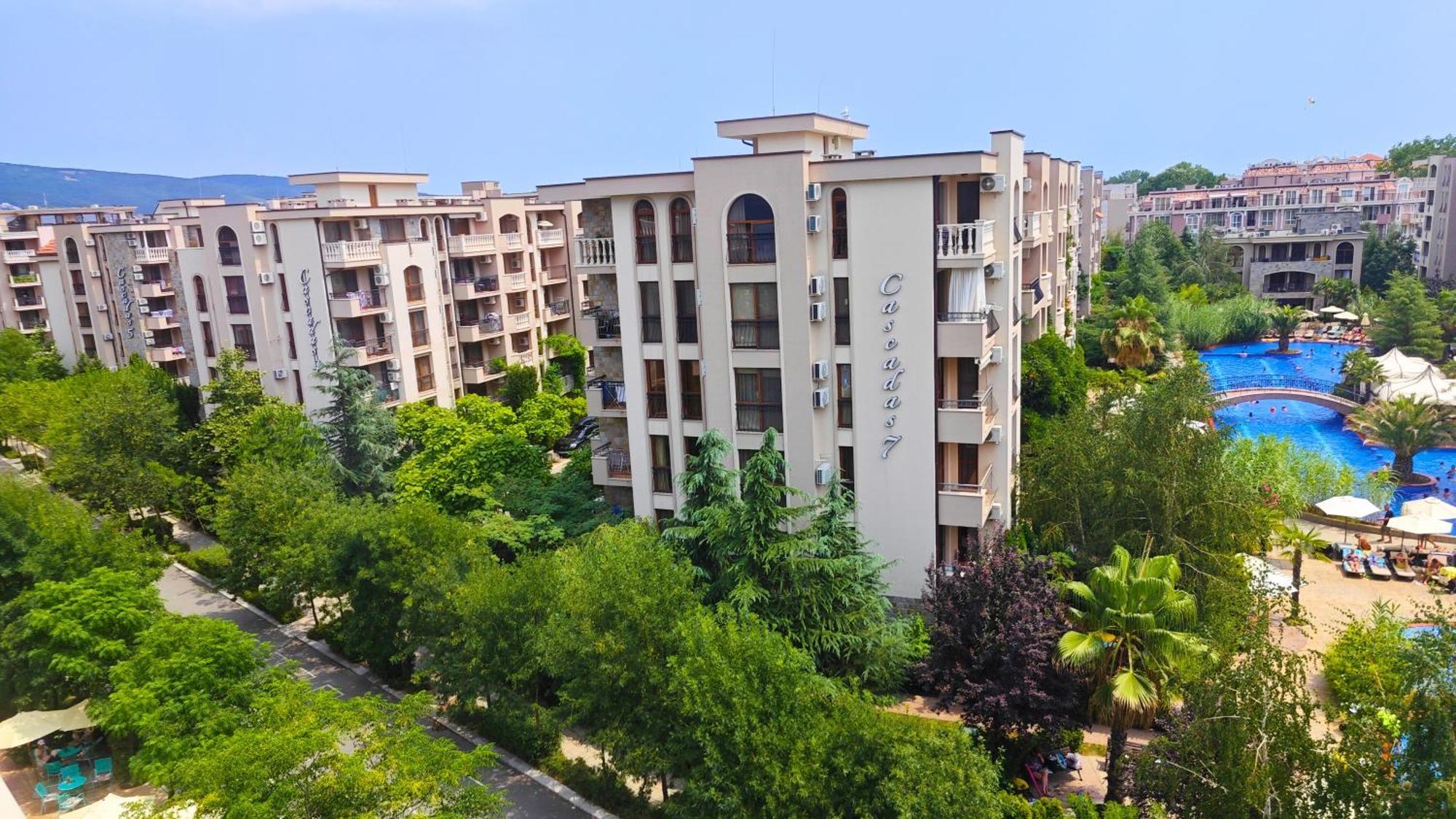 Attractive Family Apartment In Sunny Beach Cascadas Family Resort Exteriör bild